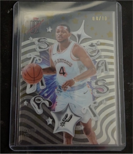 2025-2026 Topps Signature Class #SC-9 De'Aaron Fox — front