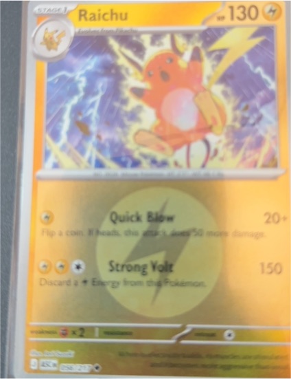 2023 Pokémon TCG Ascended Heroes #056 Raichu — front