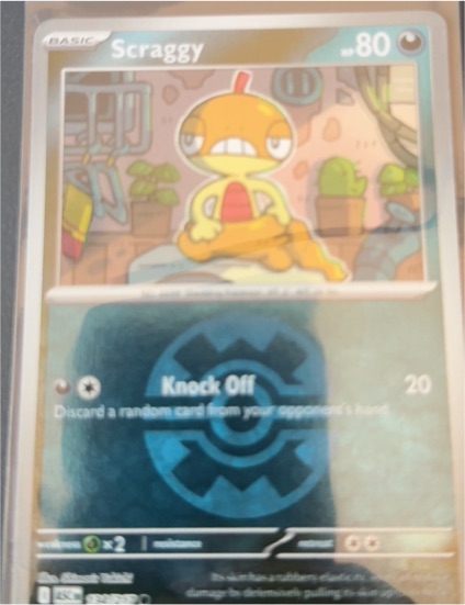 2022 Pokémon Ascended Heroes #134 Scraggy — front