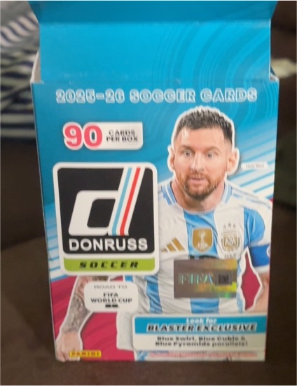 2025-26 Panini Donruss Road to FIFA World Cup Soccer Blaster Box — front