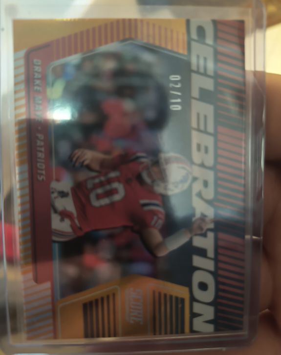 2025 Score Celebration #C-DMA Drake Maye — front
