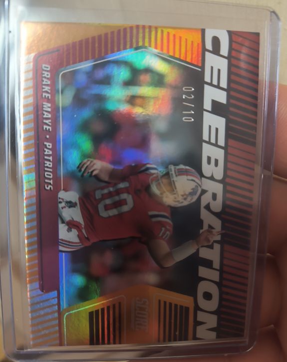 2025 Panini Score Celebration #C-DMA Drake Maye — front