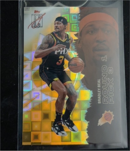2025 Topps #3 Bradley Beal Round 1 Pick Phoenix Suns — front