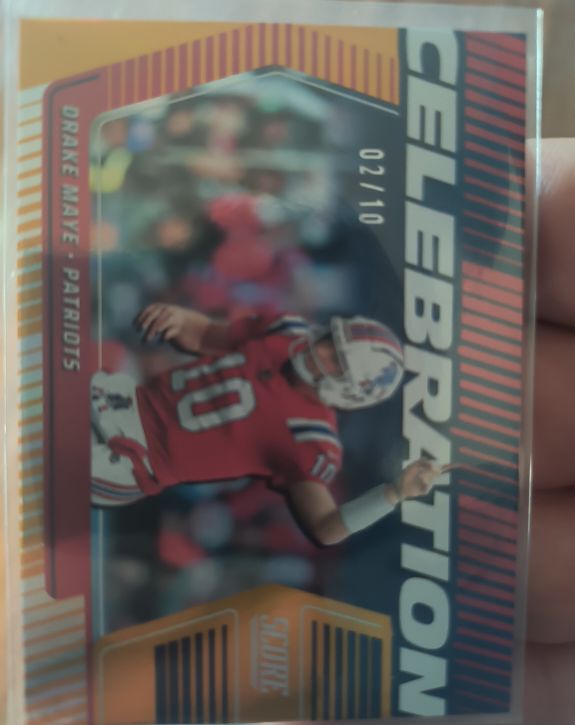 2025 Panini Score Celebration #C-DMA Drake Maye — front