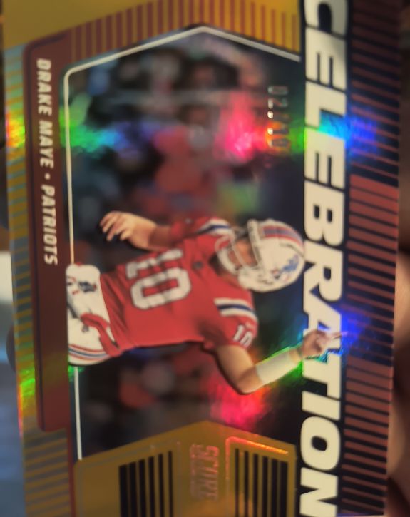 2025 Panini Score Celebration #C-DMA Drake Maye — front
