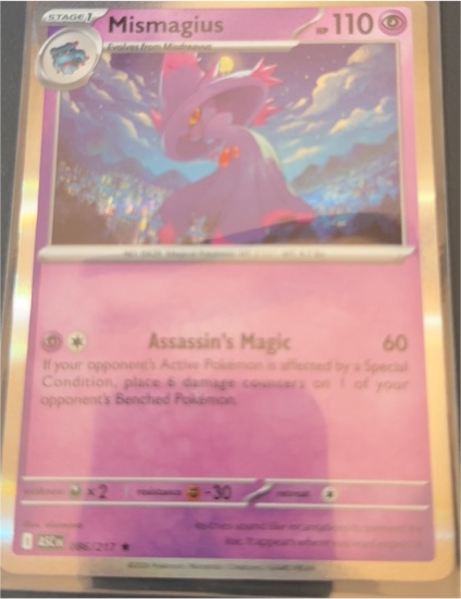2023 Pokemon ME: Ascended Heroes #086 Mismagius — front