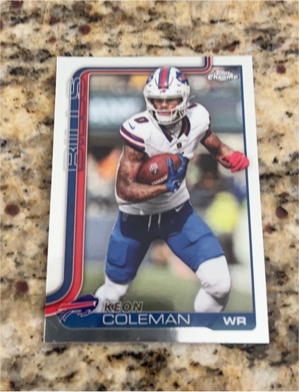 2025 Topps Chrome #30 Keon Coleman — front