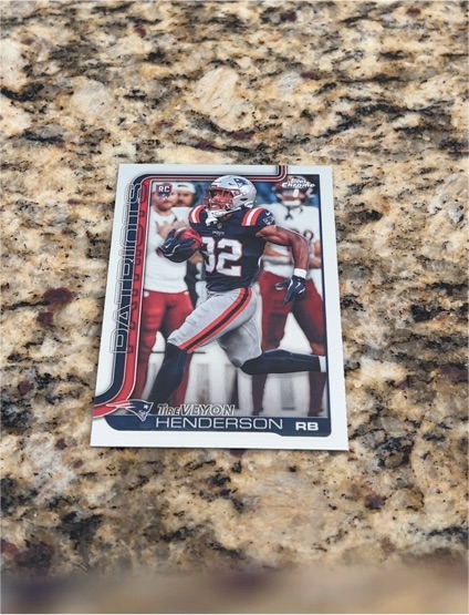 2025 Topps Chrome #328 TreVeyon Henderson — front
