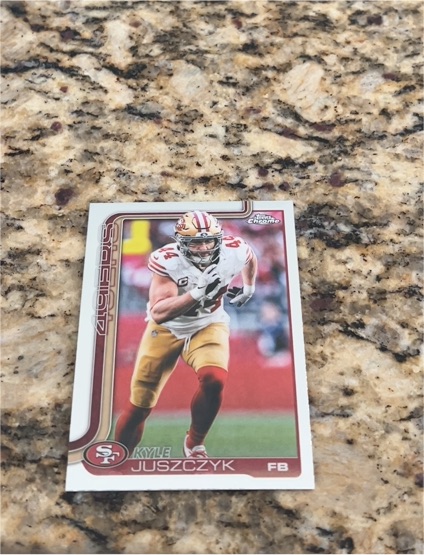 2025 Topps Chrome #270 Kyle Juszczyk — front