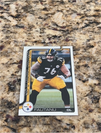 2025 Topps Chrome #256 Troy Fautanu — front