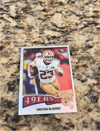 2025 Topps Chrome #1975-29 Christian McCaffrey — front