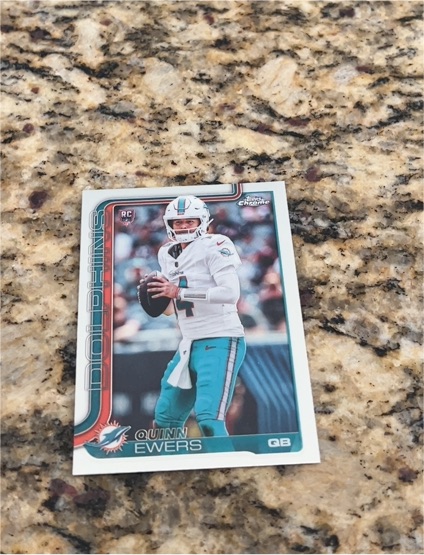 2025 Topps Chrome #316 Quinn Ewers — front