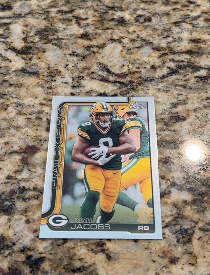 2025 Topps Chrome #110 Josh Jacobs — front