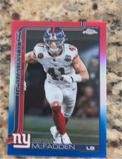 2025 Topps Chrome #232 Micah McFadden — front