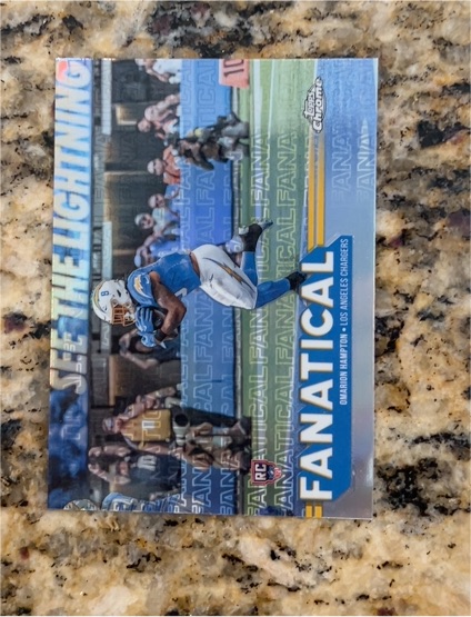 2025 Topps Chrome #FF-2 Omarion Hampton Fanatical — front