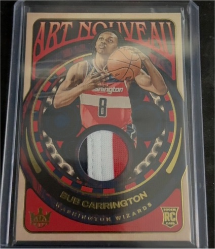 2024-25 Panini Court Kings #AN-BCR Bub Carrington Art Nouveau — front