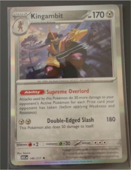 2023 Pokemon Ascended Heroes #148 Kingambit — front