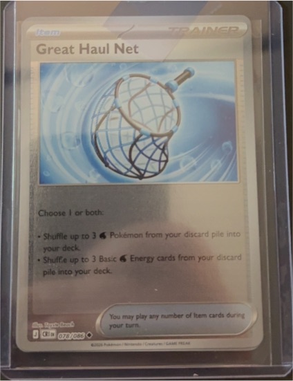 2026 Pokémon Chaos Rising #078 Great Haul Net — front