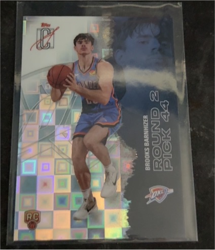 2024 Topps #44 Brooks Barnhizer Rookie Round 2 Pick — front