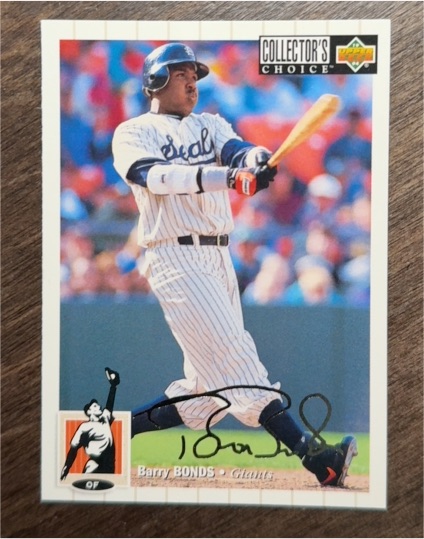 1994 Upper Deck Collector's Choice #610 Barry Bonds — front