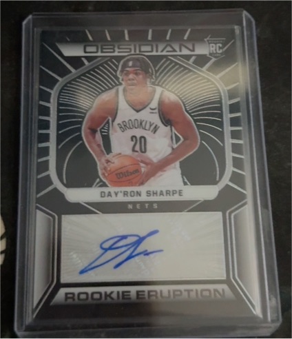 2021-22 Panini Obsidian Rookie Eruption #Day'Ron Sharpe — front