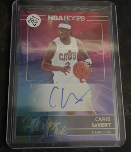 2024-25 Panini NBA Hoops Hoops Ink #HI-CLC Caris LeVert — front