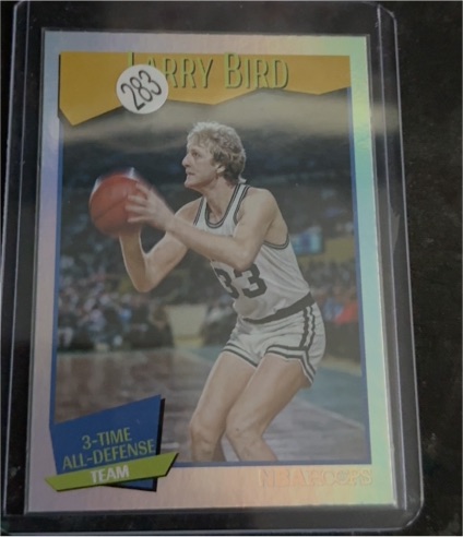 1990-91 NBA Hoops #283 Larry Bird — front