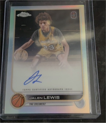 2022-23 Topps Chrome OTE #CA-JL2 Jalen Lewis — front