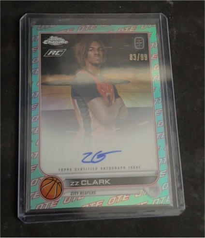 2022-23 Topps Chrome Overtime Elite #86 ZZ Clark — front