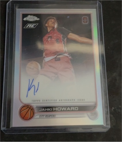 2022-23 Topps Chrome Overtime Elite #CA-JH3 Jahki Howard — front