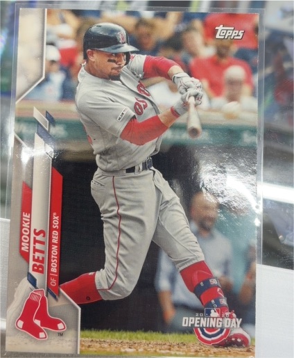 2020 Topps Opening Day #28 Mookie Betts — front
