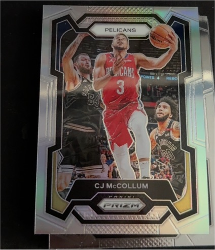 2023-24 Panini Prizm #114 CJ McCollum — front