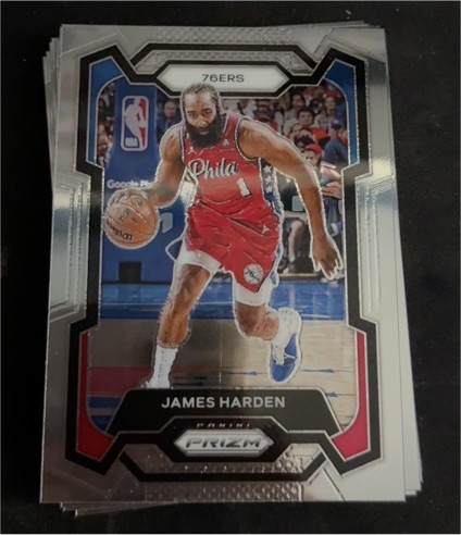 2023-24 Panini Prizm #98 James Harden — front