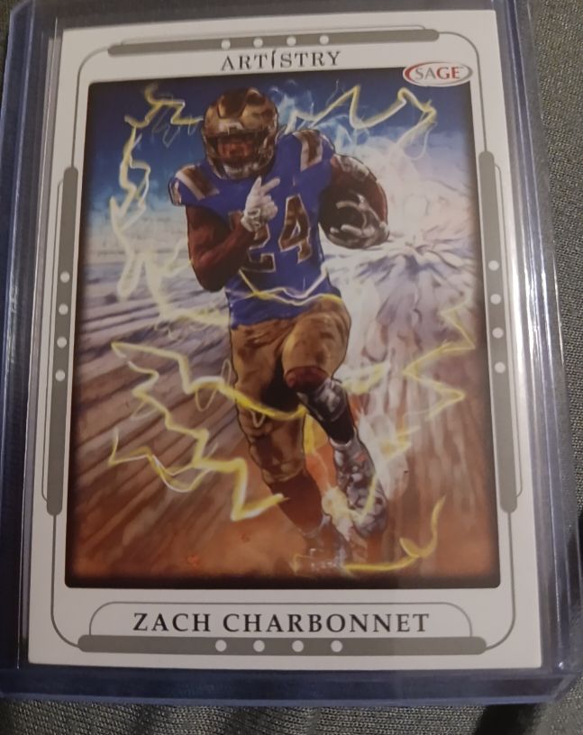 2023 SAGE Artistry #127 Zach Charbonnet — front