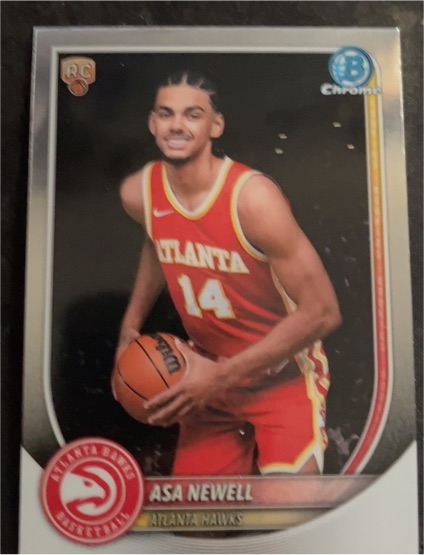 2025 Bowman Chrome #BCV-23 Asa Newell — front