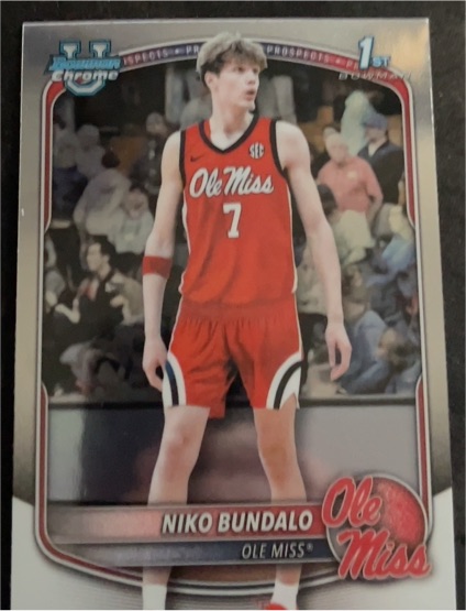 2025-26 Topps Bowman Chrome #BCP-18 Niko Bundalo — front