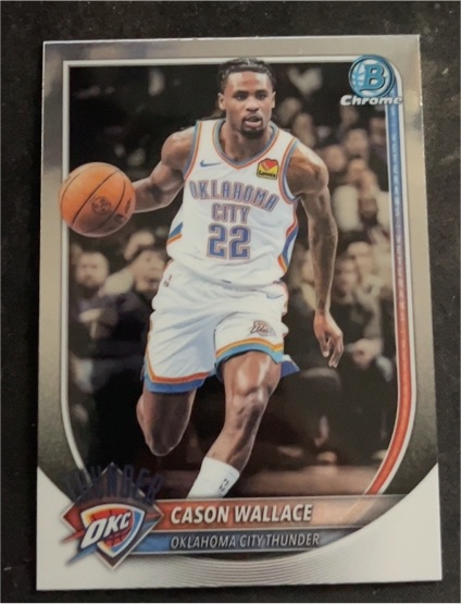 2025-26 Bowman Chrome #BCV-185 Cason Wallace — front
