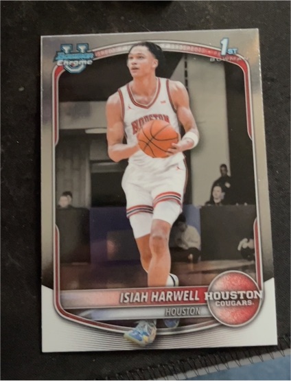 2025-26 Bowman Chrome #BCP-7 Isiah Harwell — front