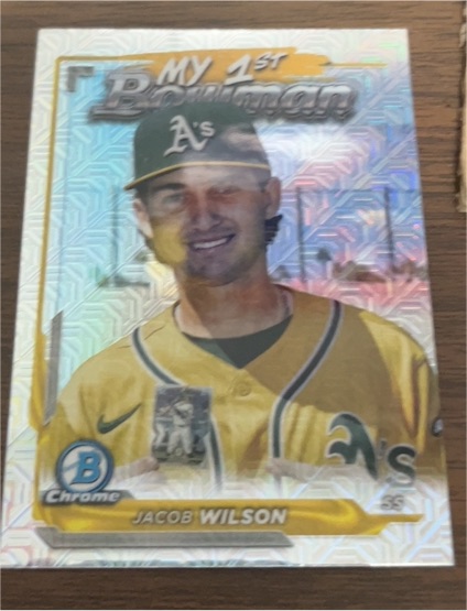 2024 Bowman Chrome My 1st Bowman #M1B-40 Jacob Wilson — front