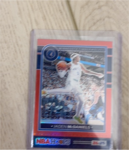 2023-24 Panini NBA Hoops Premium Stock #128 Jaden McDaniels — front