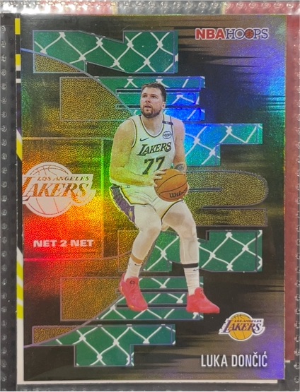 2025-26 Topps NBA Hoops #NTN-11 Luka Dončić Net 2 Net Los Angeles Lakers — front