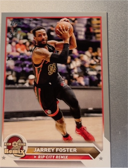 2023-24 Topps G-League #66 Jarrey Foster Rip City Remix — front