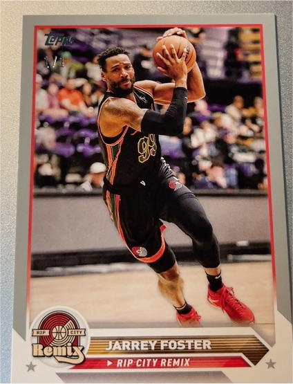 2023-24 Topps G-League #66 Jarrey Foster Rip City Remix — front