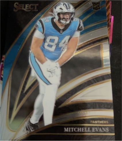 2025 Panini Select #244 Mitchell Evans Club Level Rookie — front