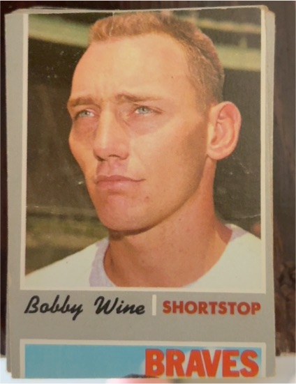 1970 Topps #332 Bobby Wine — front