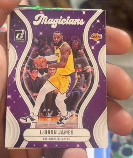2023-24 Panini Donruss Magicians #10 LeBron James — front