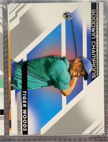 2022 Upper Deck Goodwin Champions #75 Tiger Woods — front