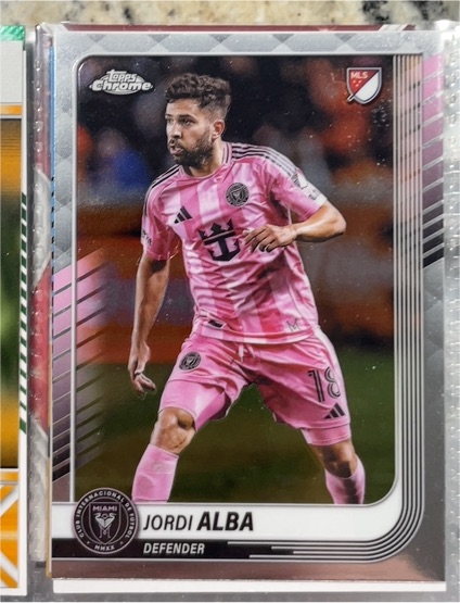 2024 Topps Chrome MLS #18 Jordi Alba — front