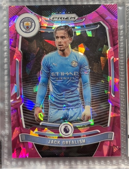 2021-22 Panini Prizm Premier League #6 Jack Grealish — front