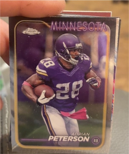 2024 Topps Chrome #113 Adrian Peterson — front
